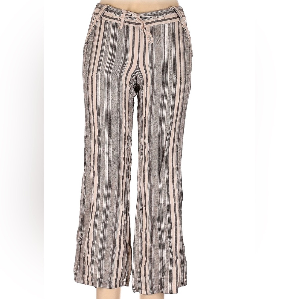 Rewind Stripped Linen Pants